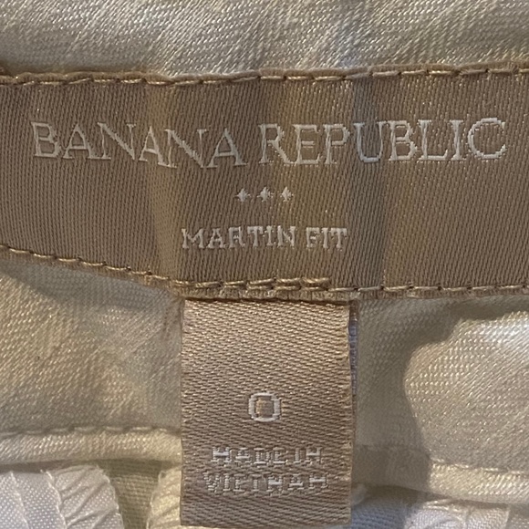 Banana Republic WHITE Straight Leg Trouser - Picture 4 of 5